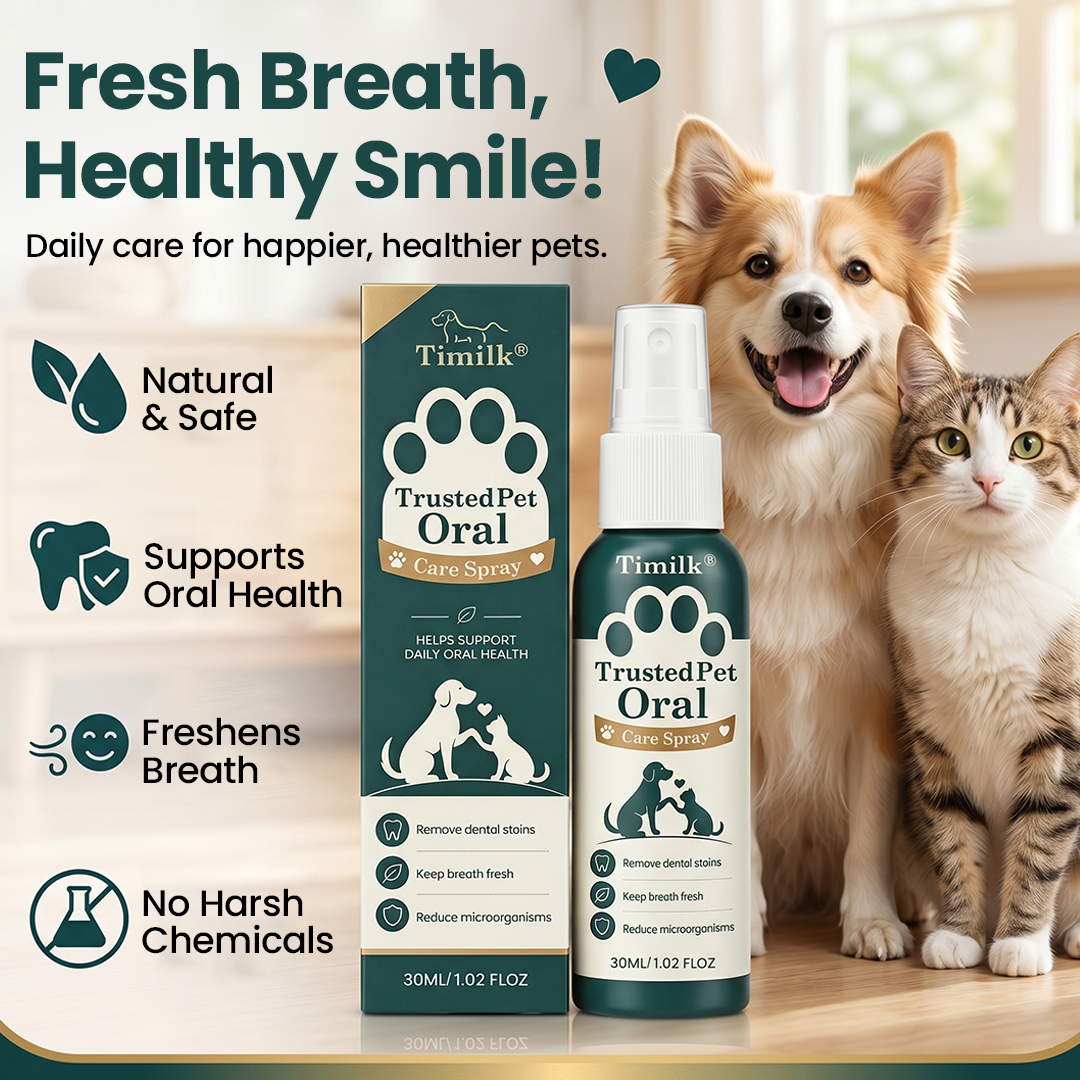 Timilk® TrustedPet Oral Care Spray - Easy Daily Dental Support