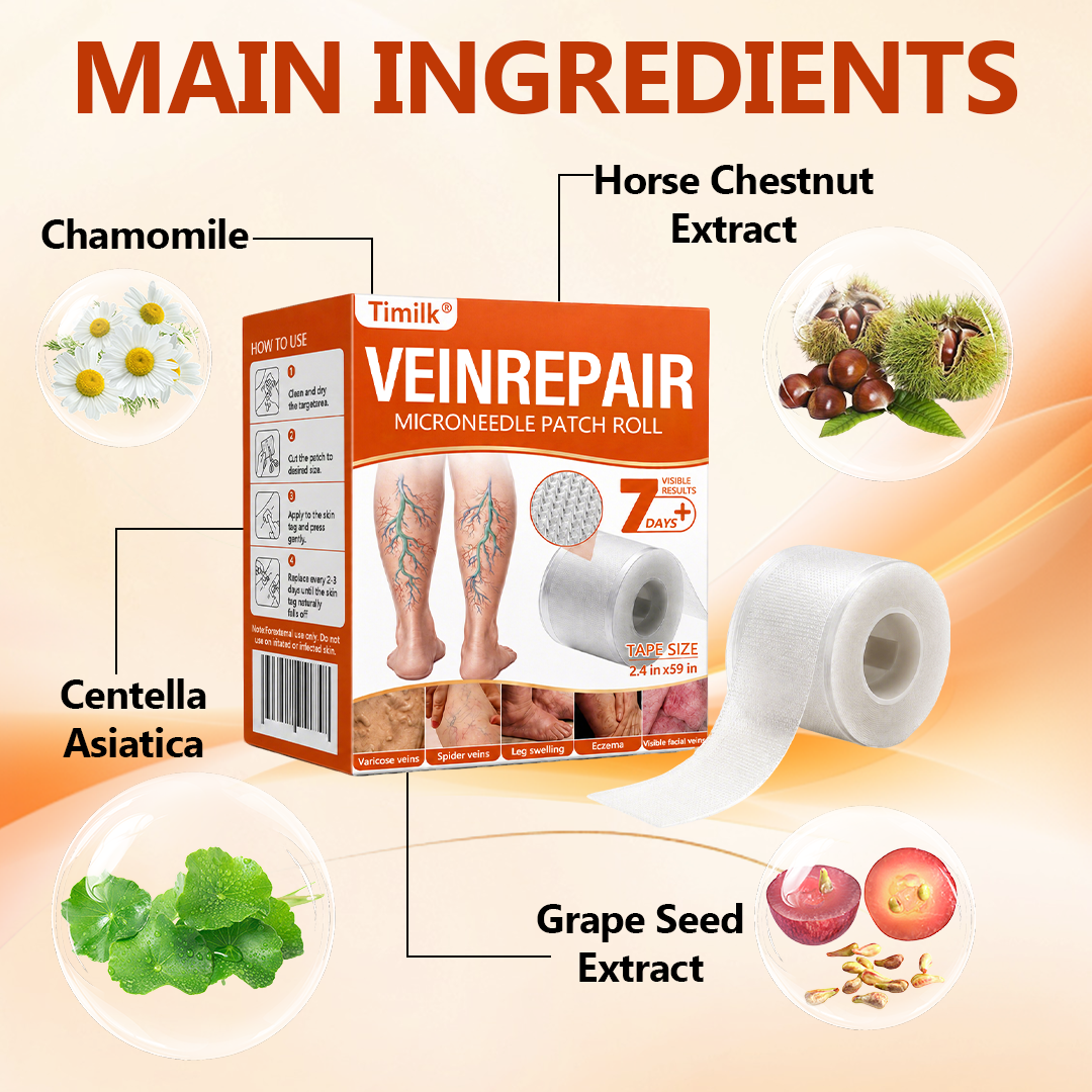 Timilk® VeinRepair Microneedle Patch Roll