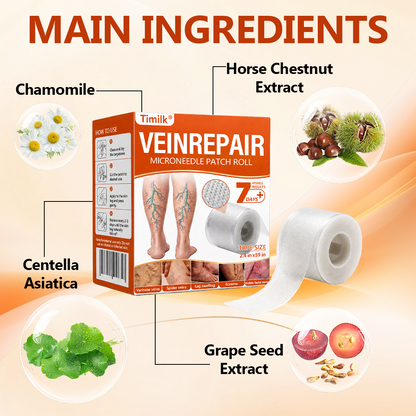Timilk® VeinRepair Microneedle Patch Roll