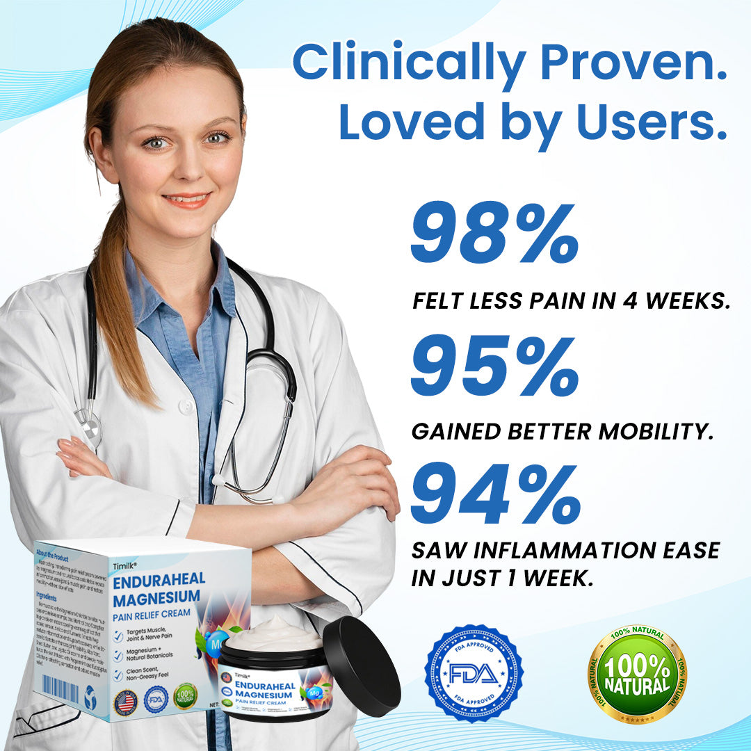 Timilk® EnduraHeal Magnesium Pain Relief Cream