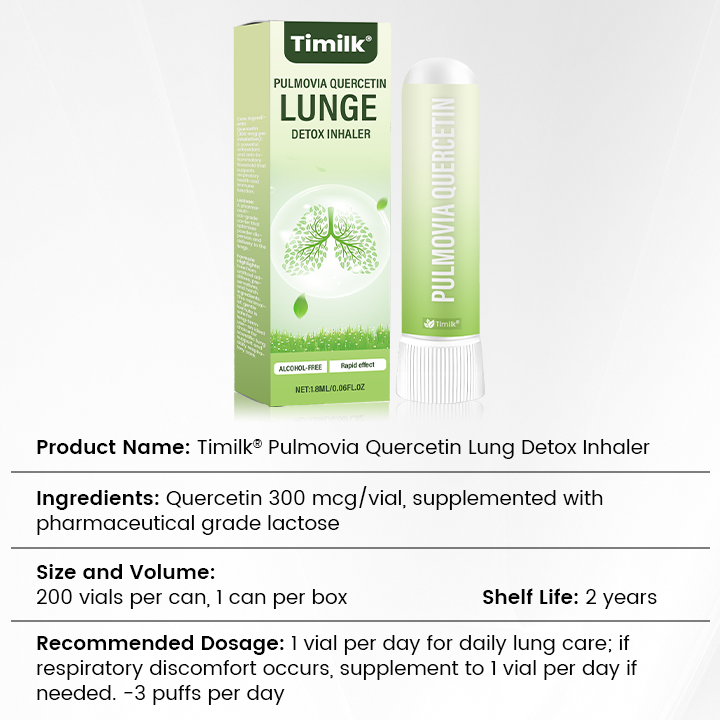 Timilk® Pulmovia Quercetin Lung Detox Inhaler (A)