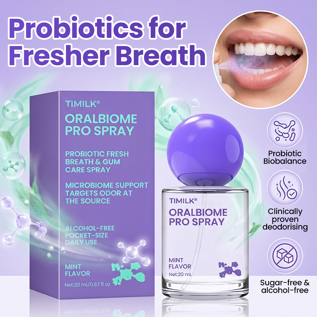 ✨FRESH-BREATH UPGRADE FOR DAILY USE 💜 Biancat® OralBiome Pro Spray  🦷 Probiotic Support for Fresh Breath, Gum Comfort & Oral Balance ✨（A）