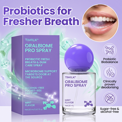 ✨FRESH-BREATH UPGRADE FOR DAILY USE 💜 Biancat® OralBiome Pro Spray  🦷 Probiotic Support for Fresh Breath, Gum Comfort & Oral Balance ✨（A）