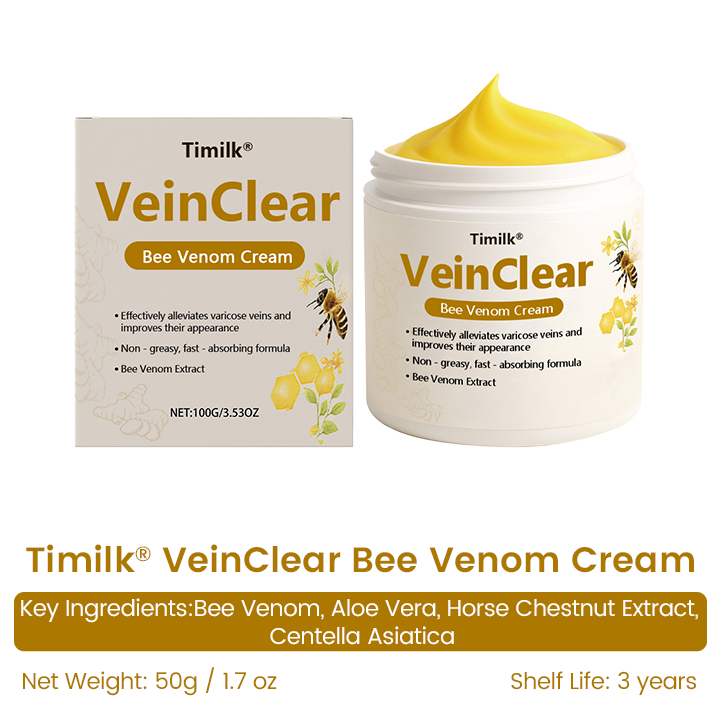 Timilk® VeinClear Bee Venom Cream |✨ Visible Relief in Just 7 Days! 🦵🌿