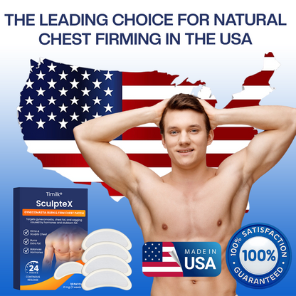 Timilk® SculptXX Gynecomastia Burn & Firm Chest Patch
