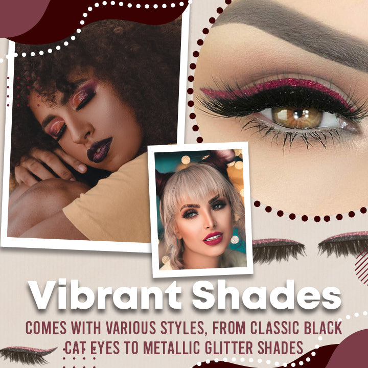 Reusable Stick-On Eyeliners & Lashes